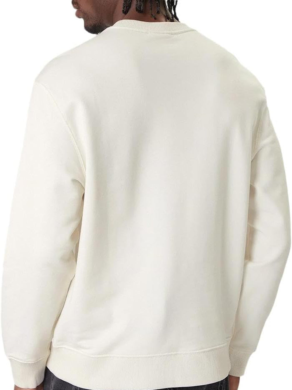 Calvin Klein Calvin Klein Jeans Felpa Girocollo Uomo Mod. LV04RC296G YAS Bianco