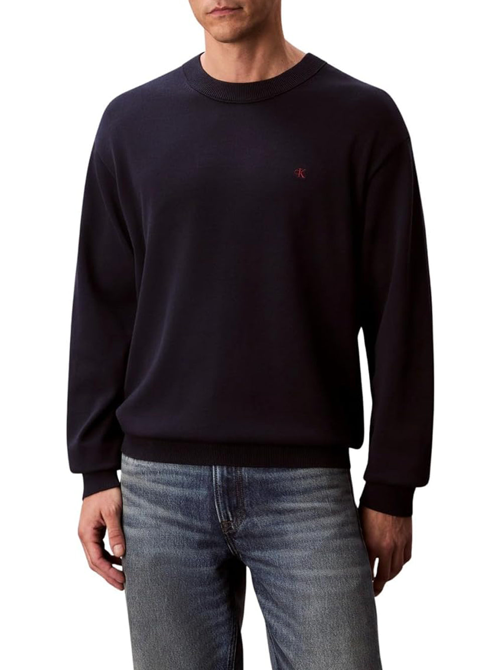 Calvin Klein Calvin Klein Jeans Maglione Girocollo Uomo Mod. LV04RC309G CEF Blu