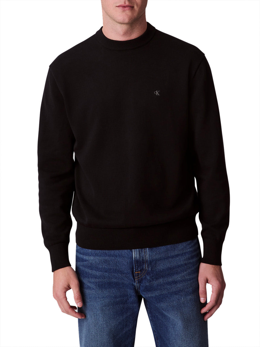 Calvin Klein Calvin Klein Jeans Maglione Girocollo Uomo Mod. LV04RC309G UB1 Nero