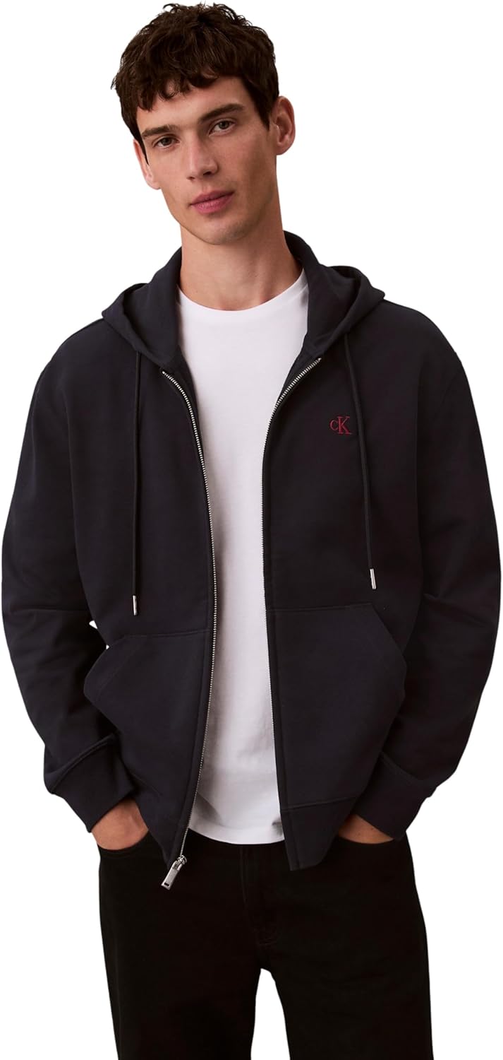 Calvin Klein Calvin Klein Jeans Felpa Zip Uomo Mod. LV04RD24OG CEF Blu