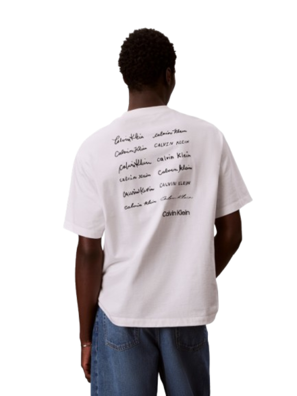 Calvin Klein Calvin Klein Jeans T-shirt Uomo Mod. LV04RE828G YAF Bianco