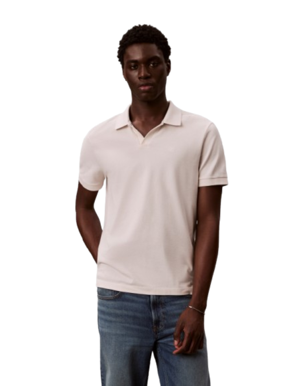 Calvin Klein Calvin Klein Jeans Polo M/C Uomo Mod. LV04RF215G DERBY GNA SAND Beige