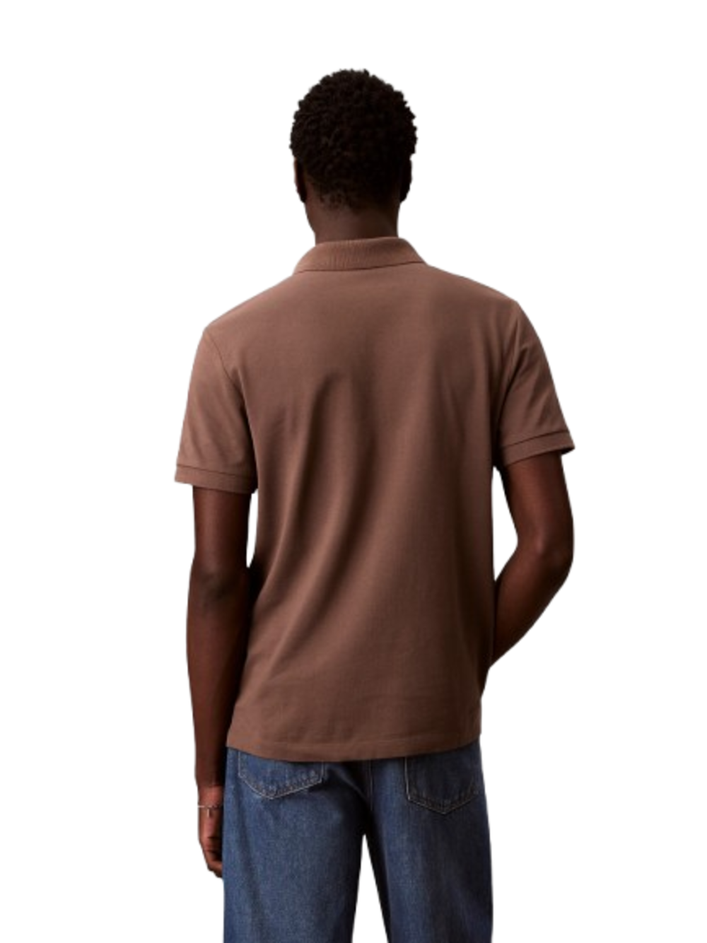 Calvin Klein Calvin Klein Jeans Polo M/C Uomo Mod. LV04RF215G WARM OAK 9O9 Moro Marrone