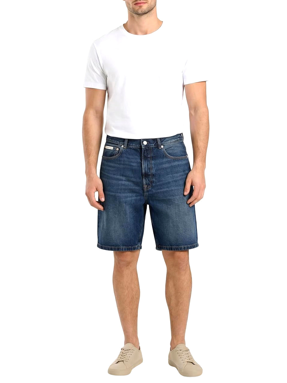 Calvin Klein Calvin Klein Jeans Bermuda Jeans Uomo Mod. LV04RF792G PTR Denim Blu