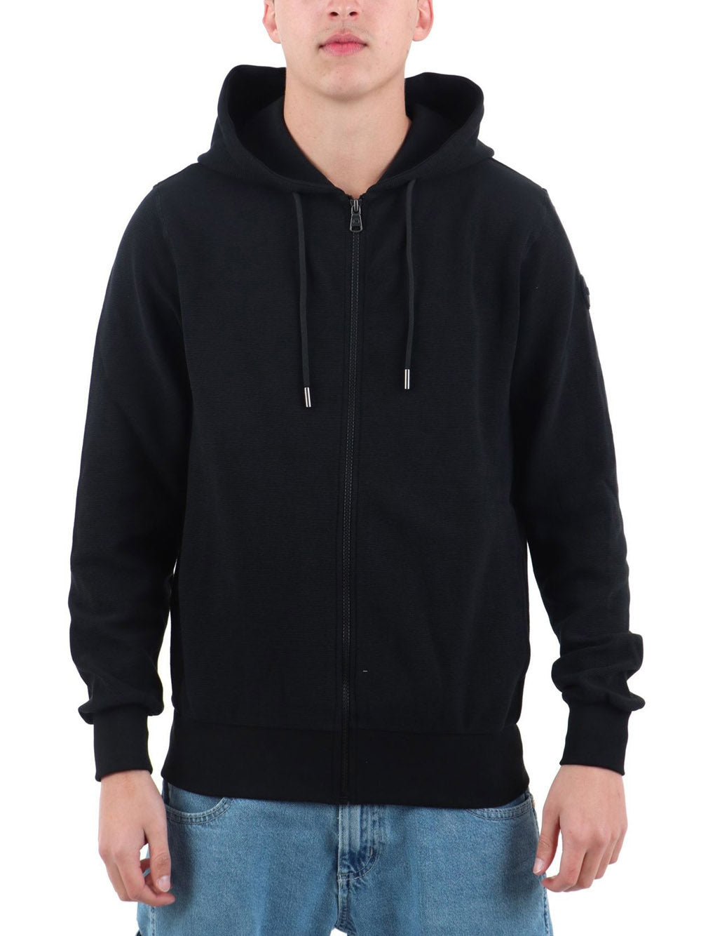 Felpa Zip Colmar da Uomo - Nero