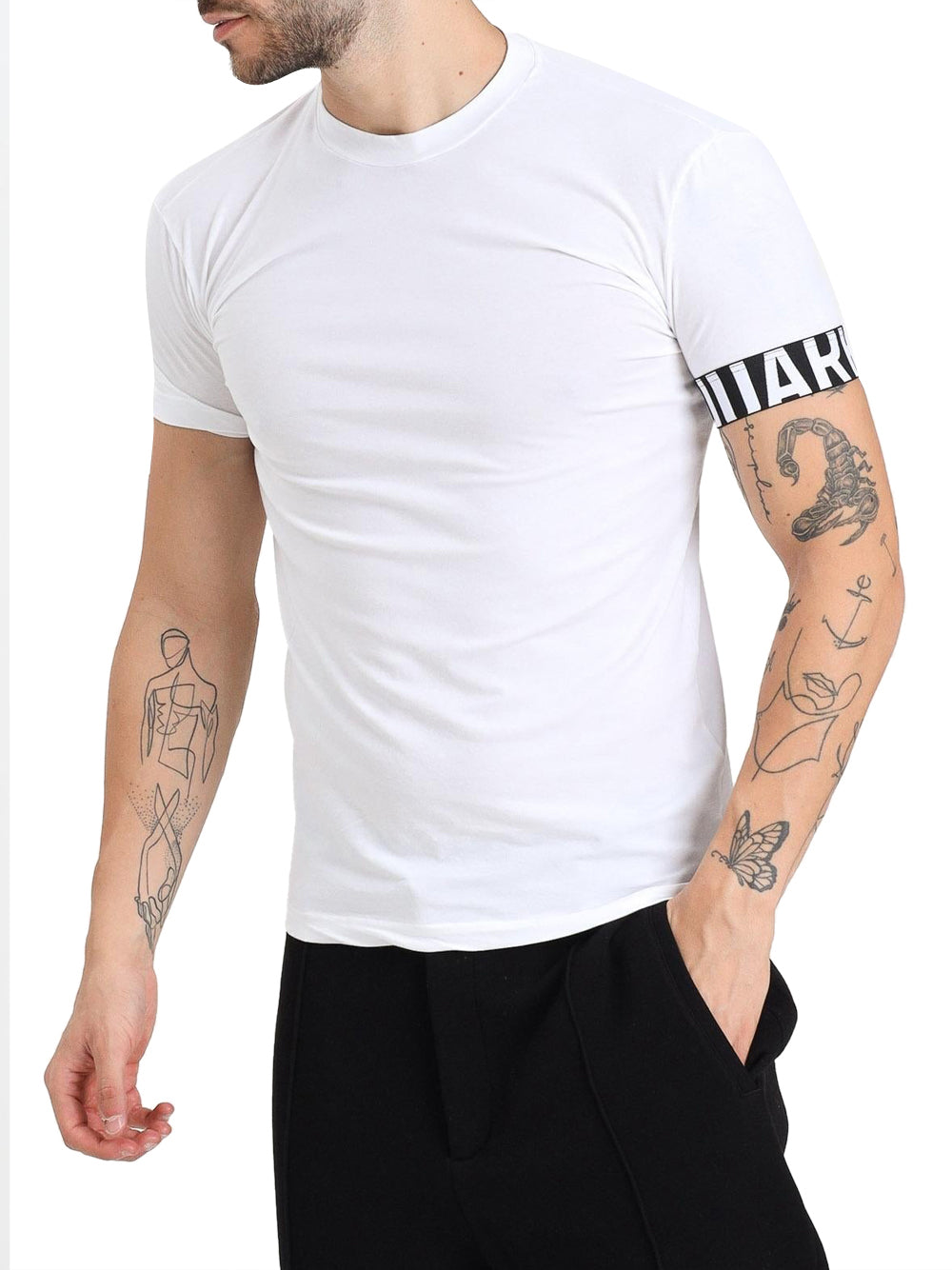 T-shirt Dsquared2 da Uomo - Bianco