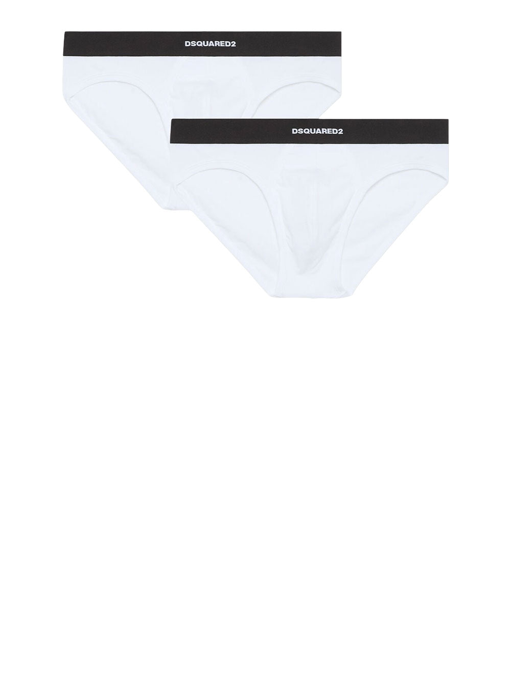 Slip Dsquared2 Twin Pack da Uomo - Bianco