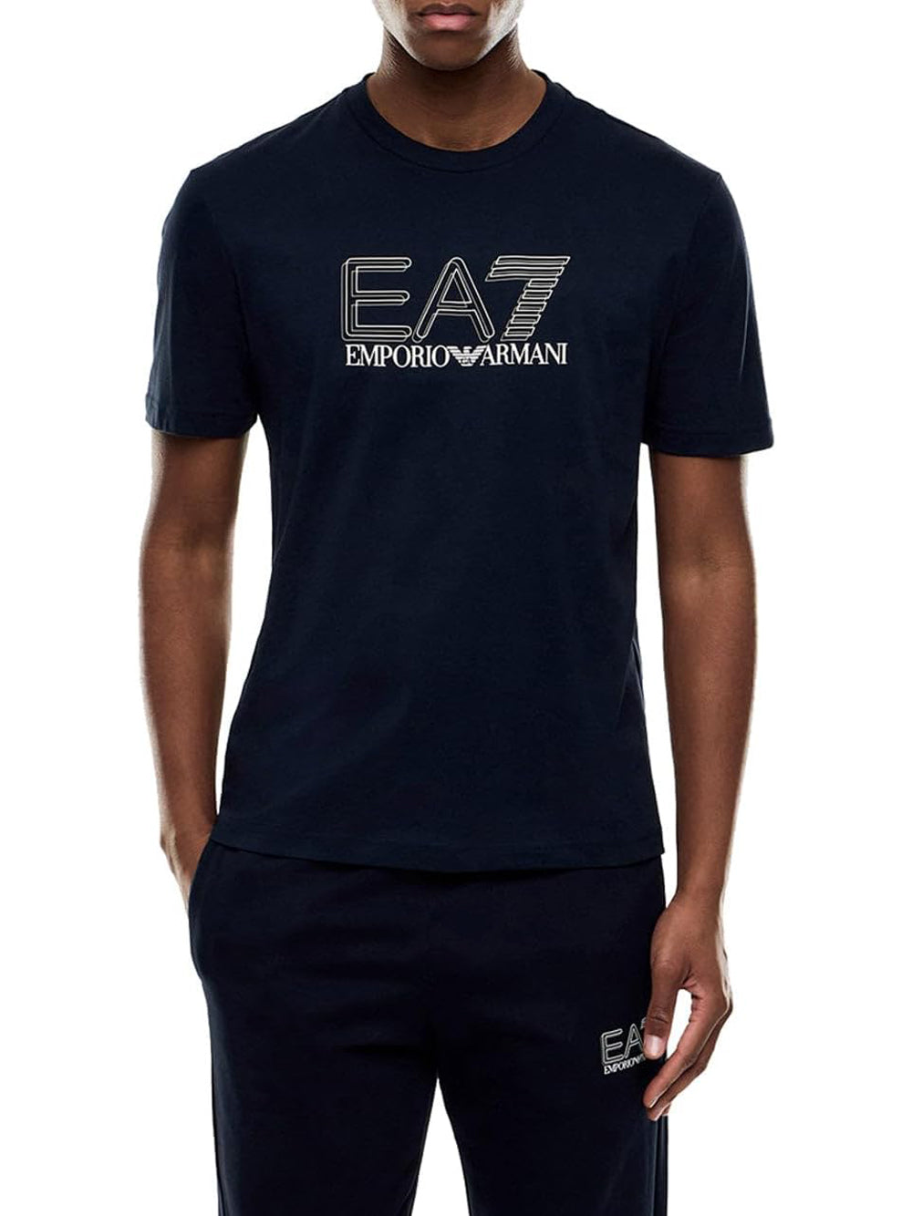 Ea7 Emporio Armani T-shirt Uomo Mod. 7M001307 AF10375 UB102 Blu