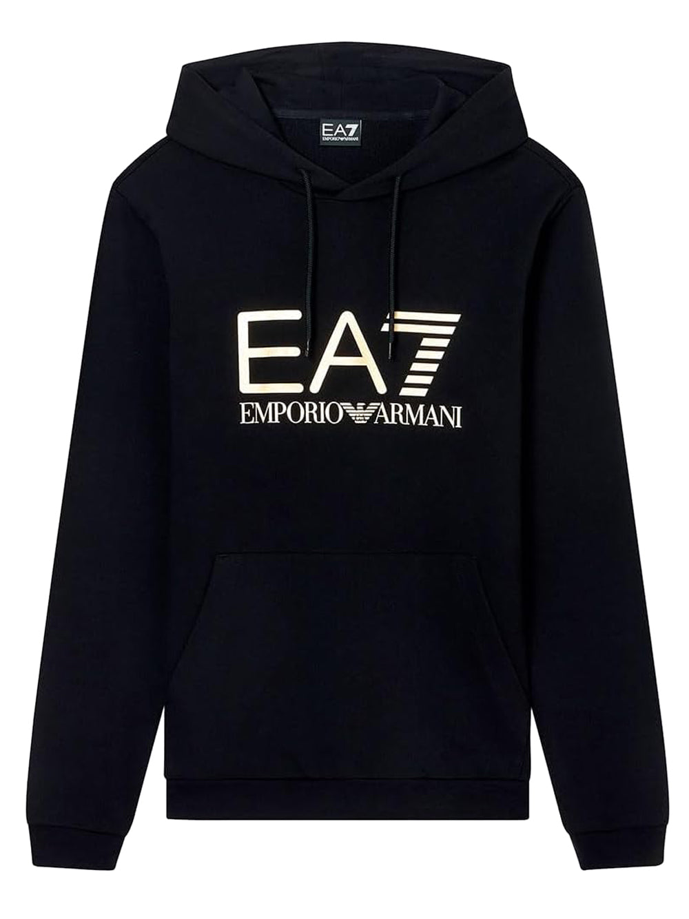 Ea7 Emporio Armani Felpa Zip Uomo Mod. 7M001413 AF22266 MC004 Nero