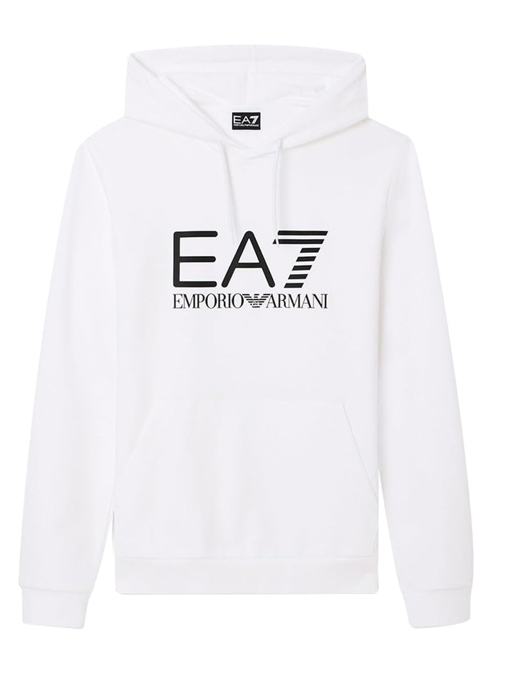 Ea7 Emporio Armani Felpa Zip Uomo Mod. 7M001413 AF22266 U0002 Bianco