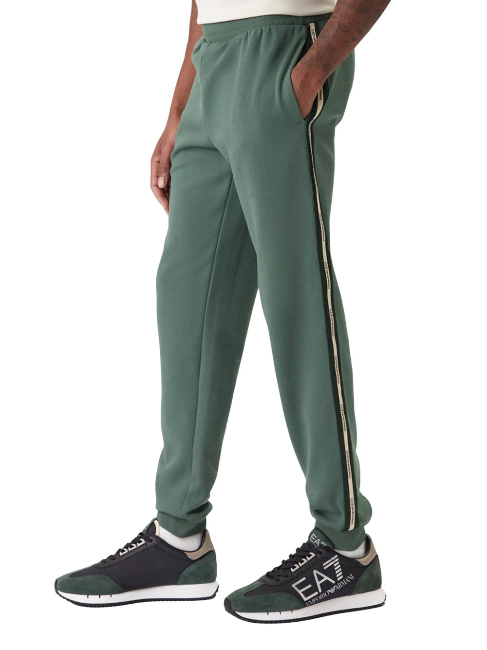Ea7 Emporio Armani Pantalone joggers Uomo Mod. 7M001482 AF12660 U7260 Verde