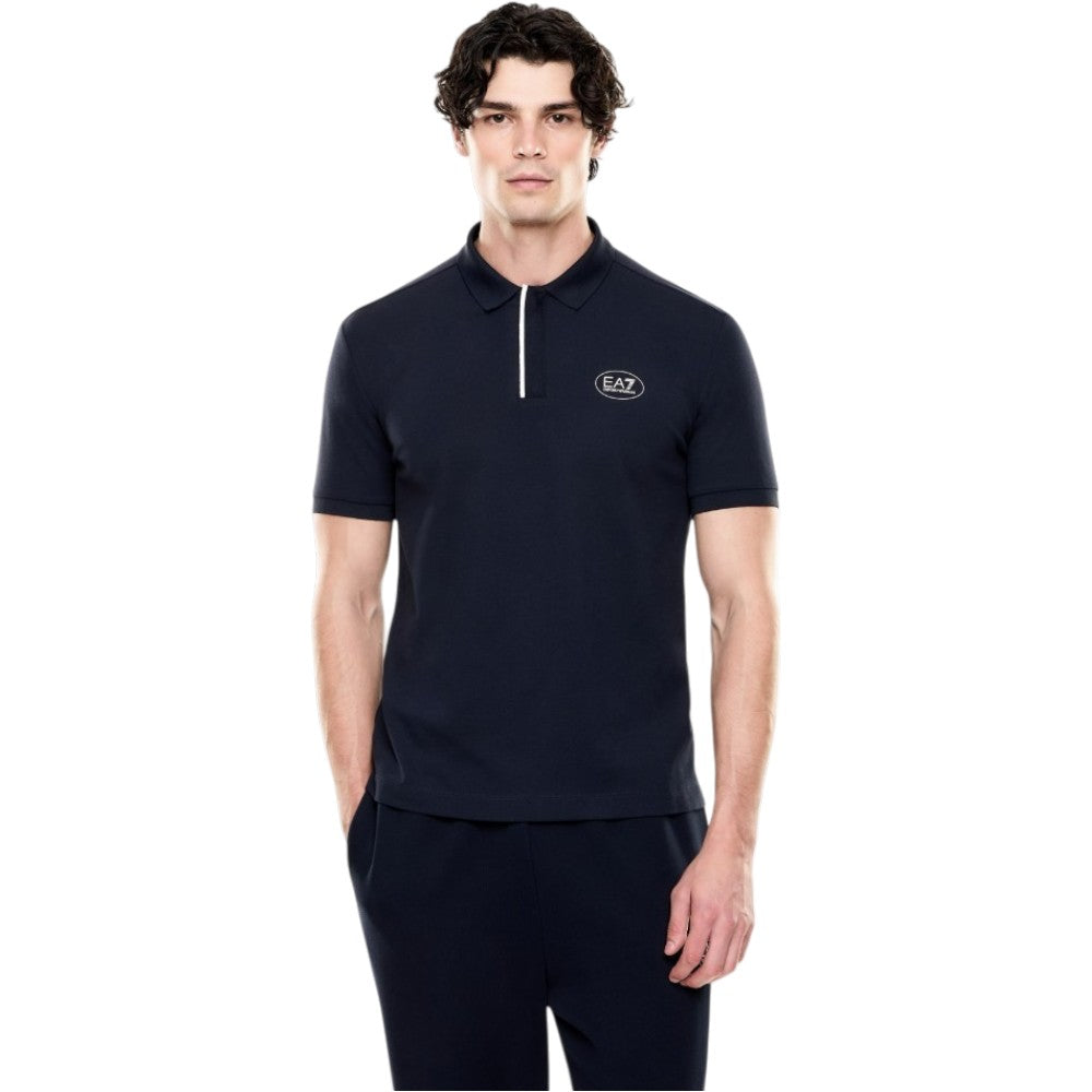 Ea7 Emporio Armani Polo Manica Corta Uomo Mod. 7M001539 AF13511 UB102 Blu