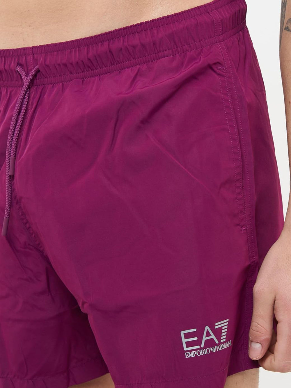Ea7 Emporio Armani Short Mare Uomo Mod. 7M001677 AF13019 MA086 Bordeau Rosso