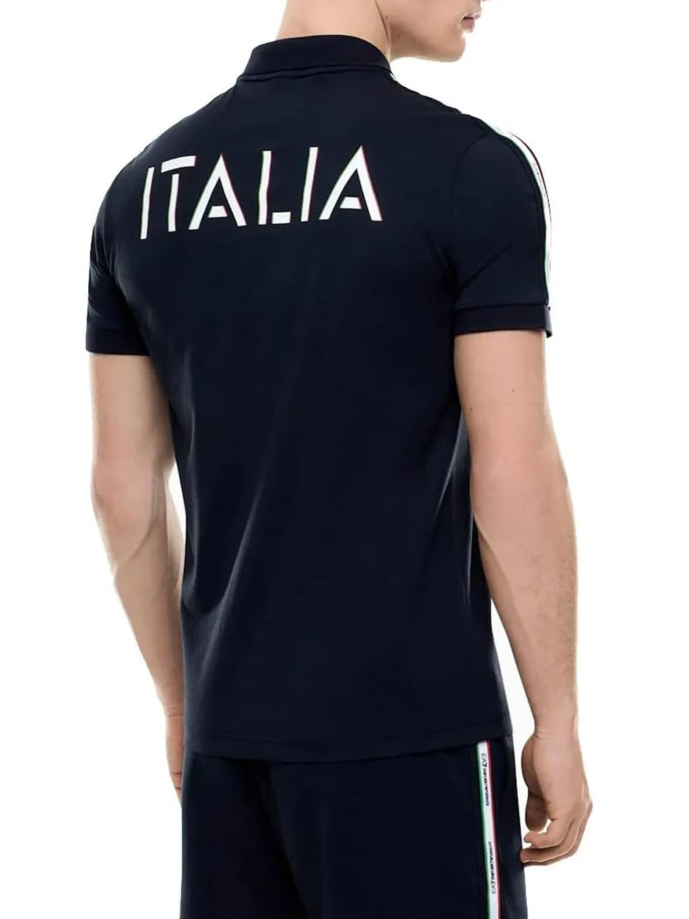 Ea7 Emporio Armani Polo Manica Corta Uomo Mod. 7M001862 AF12503 UB102 Blu