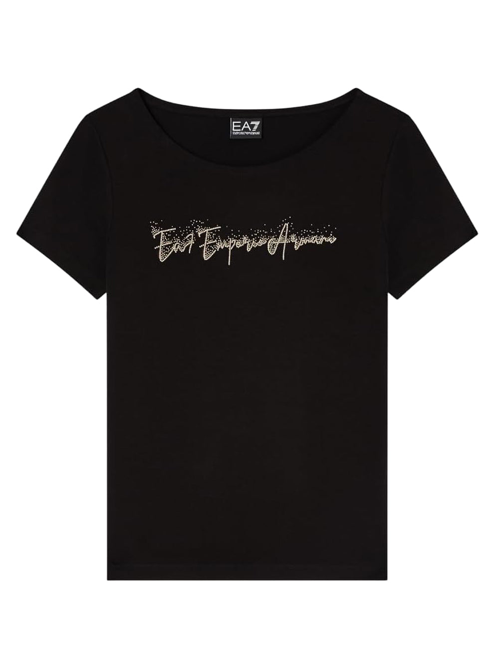 Ea7 Emporio Armani T-shirt Donna Mod. 7W000978 AF10373 UC001 Nero