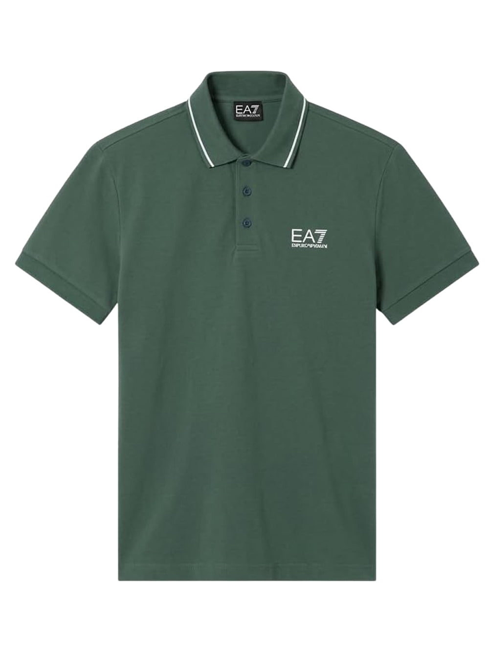 Ea7 Emporio Armani Polo Manica Corta Uomo Mod. 8NPF16 PJVUZ U7260 Verde