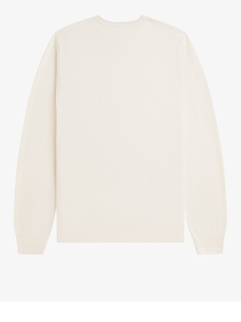 Pullover Fred Perry Pique Stitch da Uomo - Avorio
