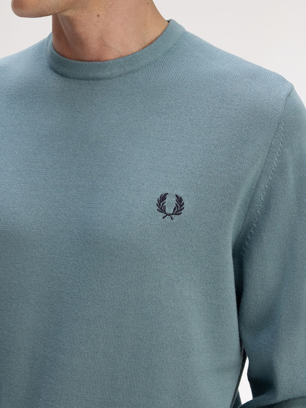 Pullover Fred Perry da Uomo - Celeste