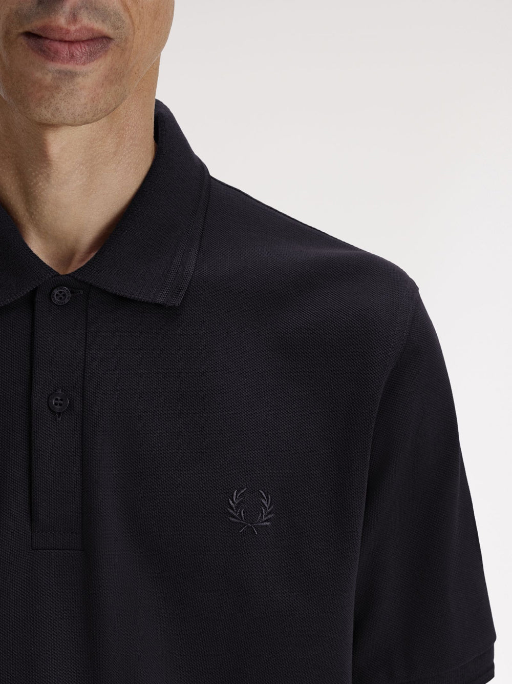 Polo Fred Perry Twin Tipped da Uomo - Nero