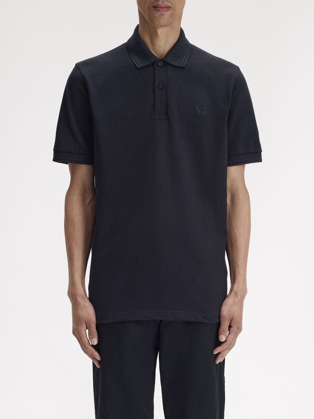 Polo Fred Perry Twin Tipped da Uomo - Blu