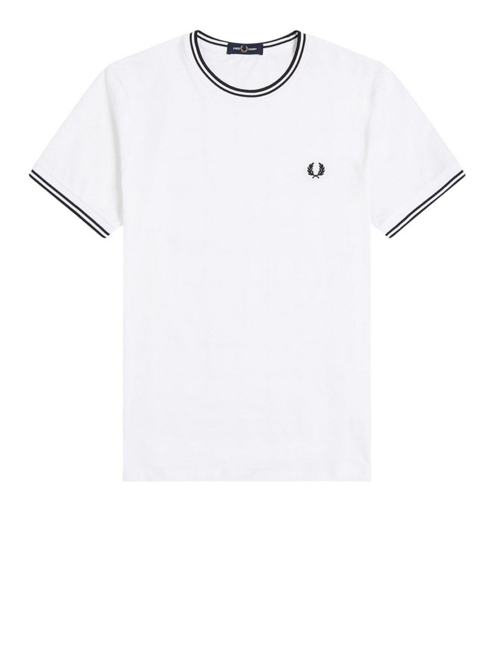 T-shirt Fred Perry Twin Tipped da Uomo - Bianco