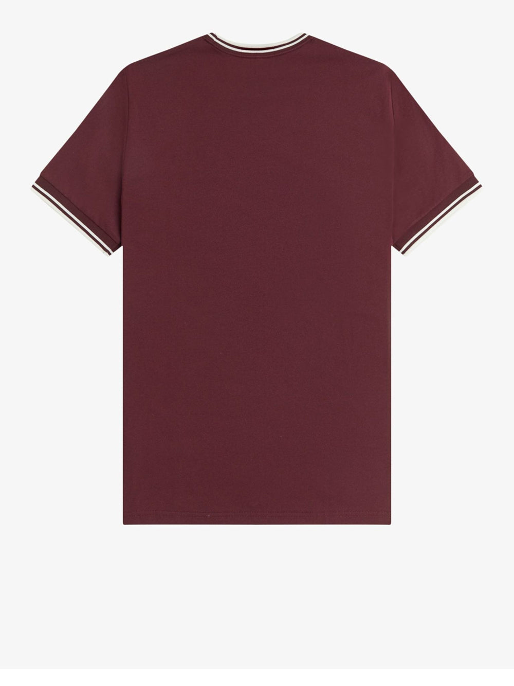 T-shirt Fred Perry Twin Tipped da Uomo - Bordeaux