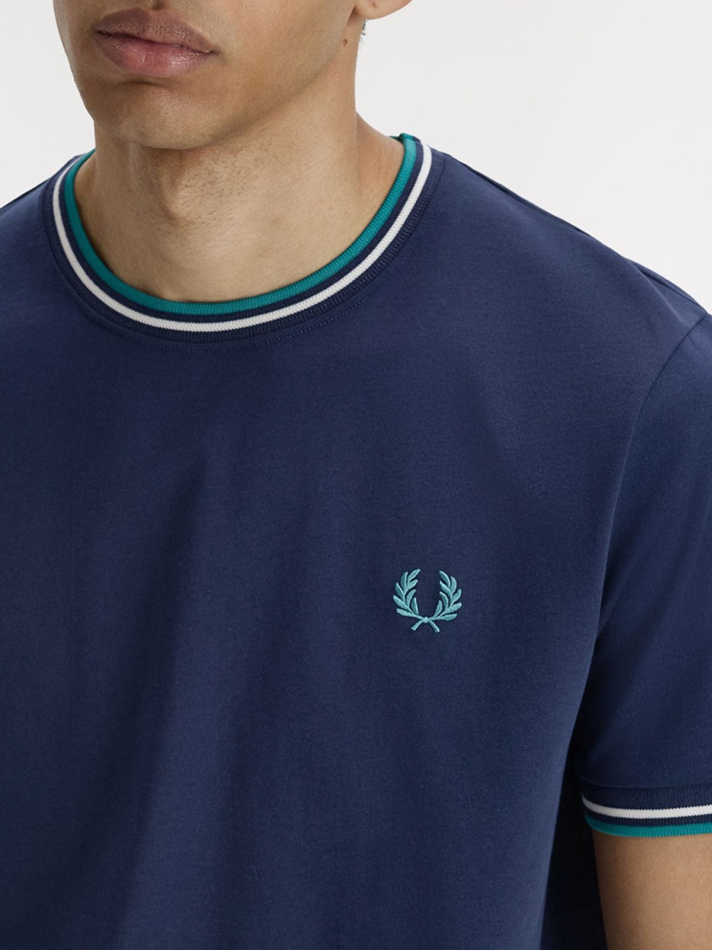 T-shirt Fred Perry da Uomo - Blu