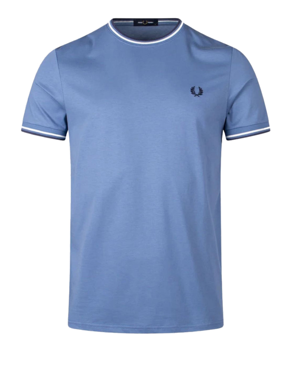 T-shirt Fred Perry Twin Tipped da Uomo - Celeste