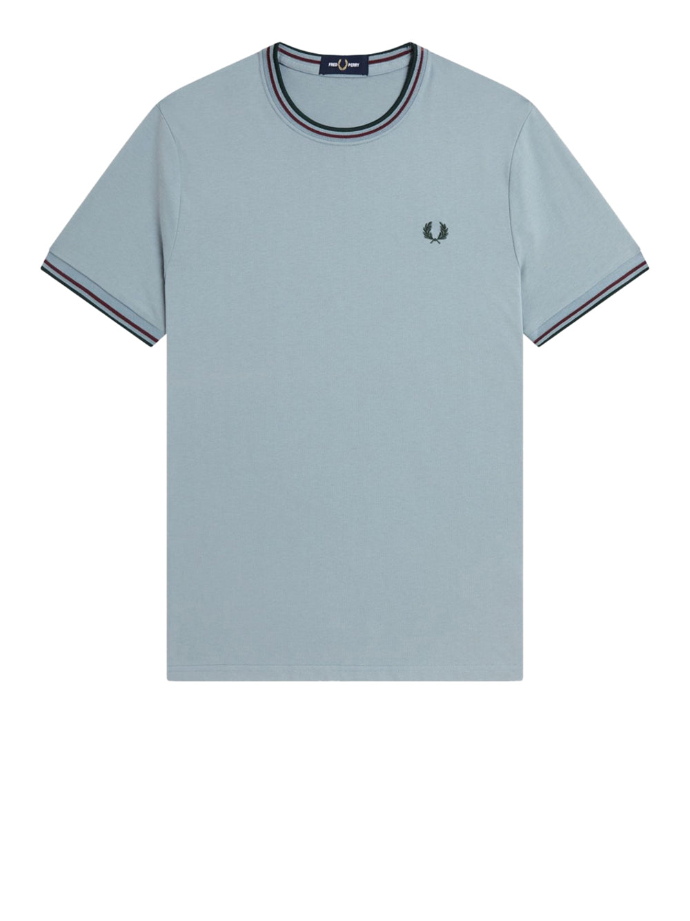 T-shirt Fred Perry da Uomo - Celeste