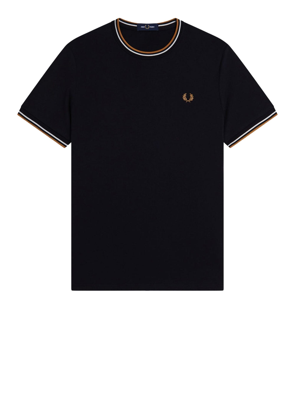 T-shirt Fred Perry Twin Tipped da Uomo - Nero