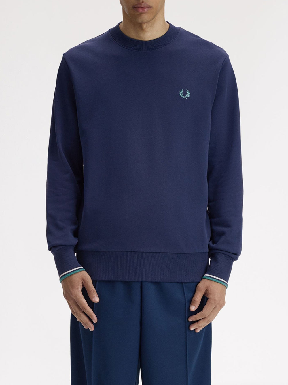 Felpa Fred Perry da Uomo - Blu
