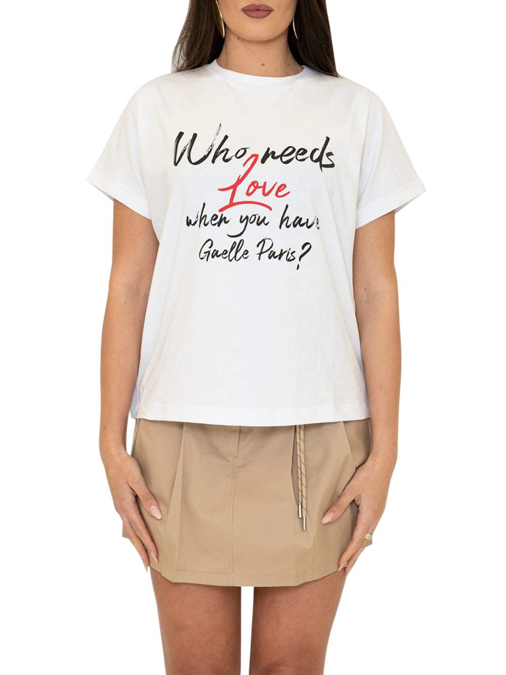 Gaëlle Paris T-shirt Gaelle da Donna - Bianco