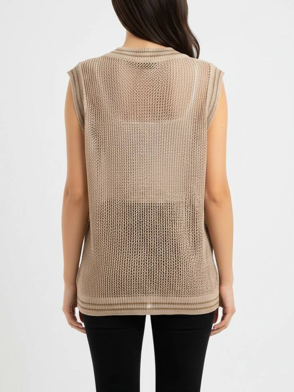 Gaëlle Paris Canotta Gaelle da Donna - Beige