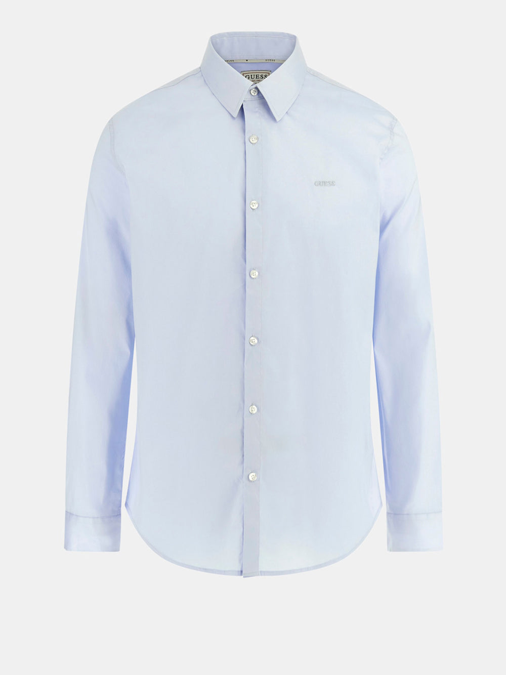 Camicia Classica Guess da Uomo - Celeste
