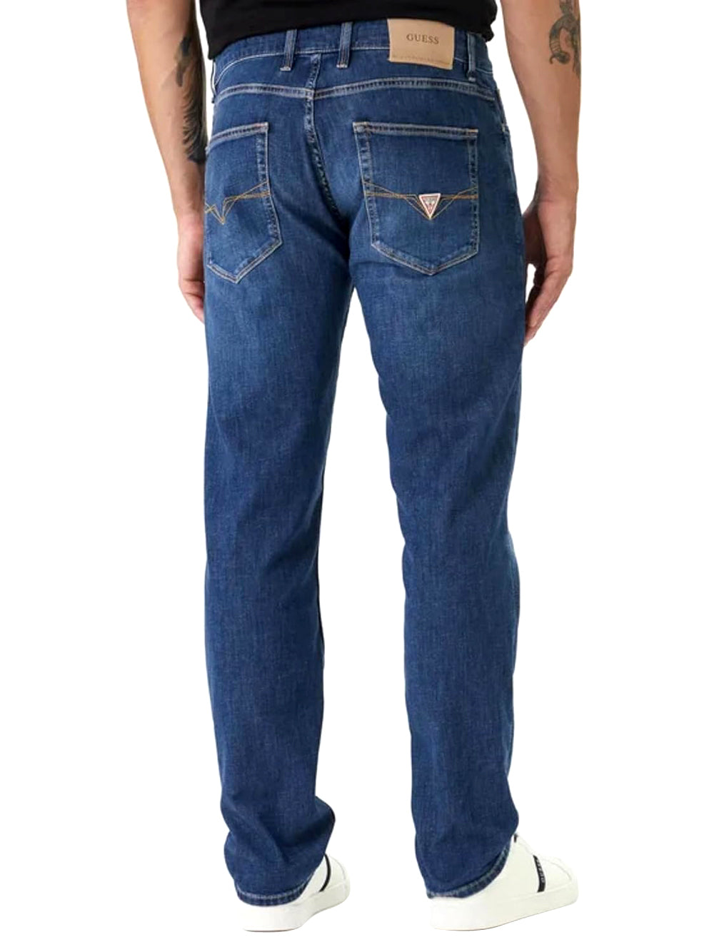 Guess Jeans Uomo Mod. M6GAN2 D0755 TCVE Denim Blu