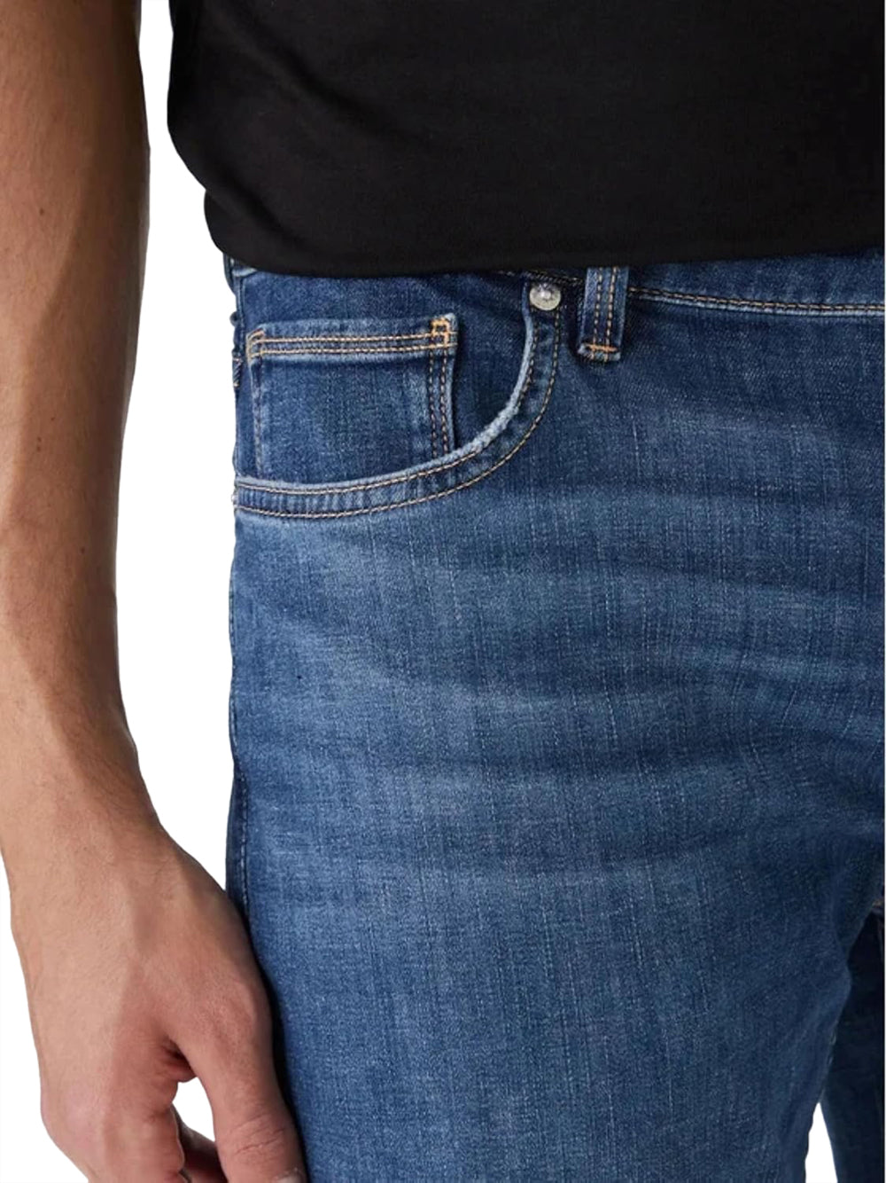Guess Jeans Uomo Mod. M6GAN2 D0755 TCVE Denim Blu