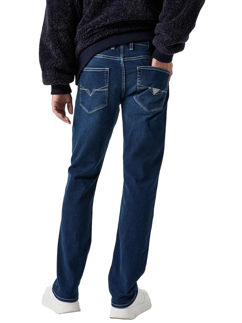 Guess Jeans Uomo Mod. M6RAS2 D0632 D3NL Denim Blu