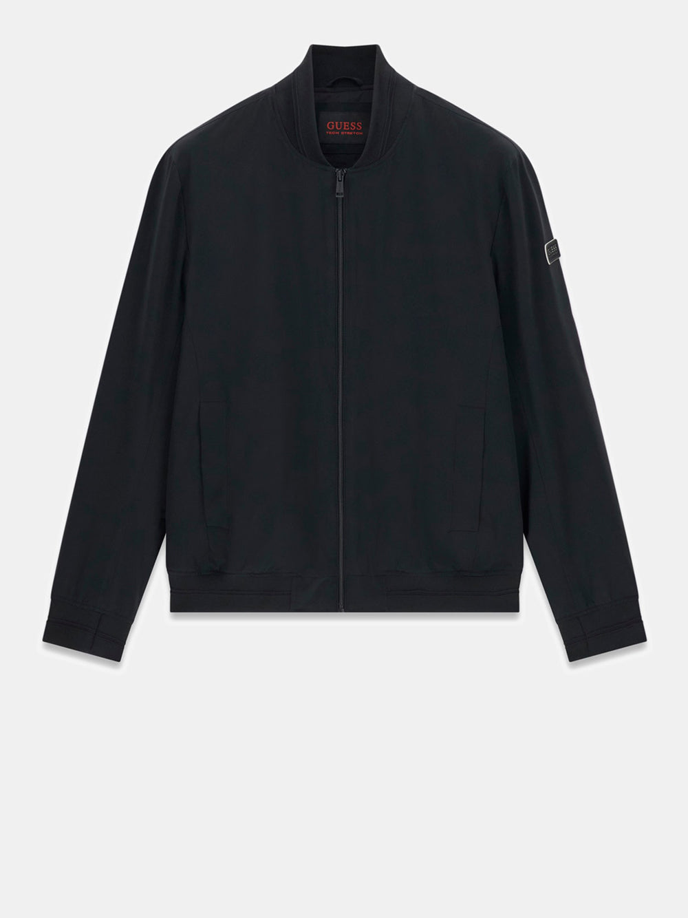 Bomber Guess Stretch Packable da Uomo - Nero