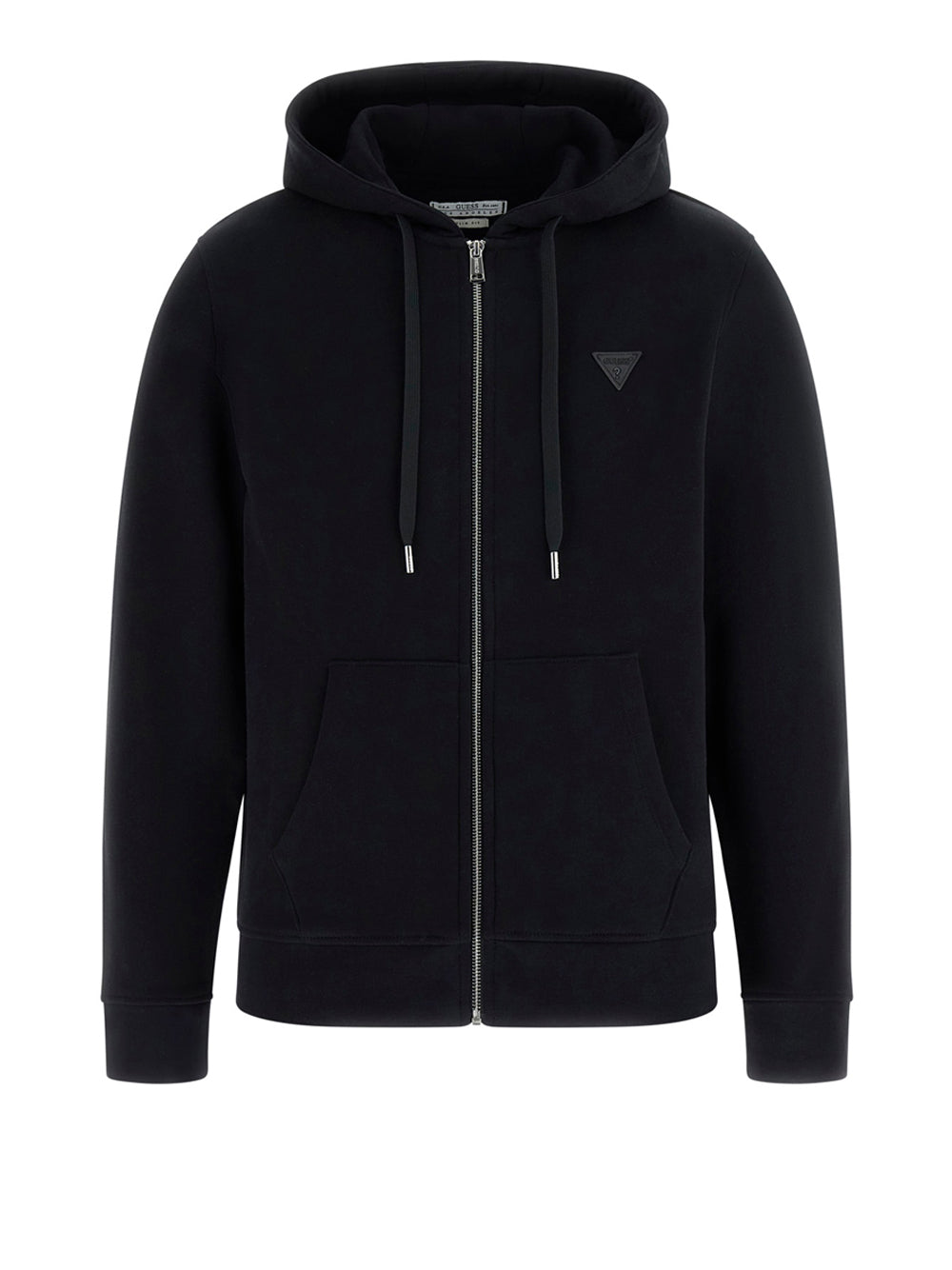 Felpa Zip Guess da Uomo - Nero