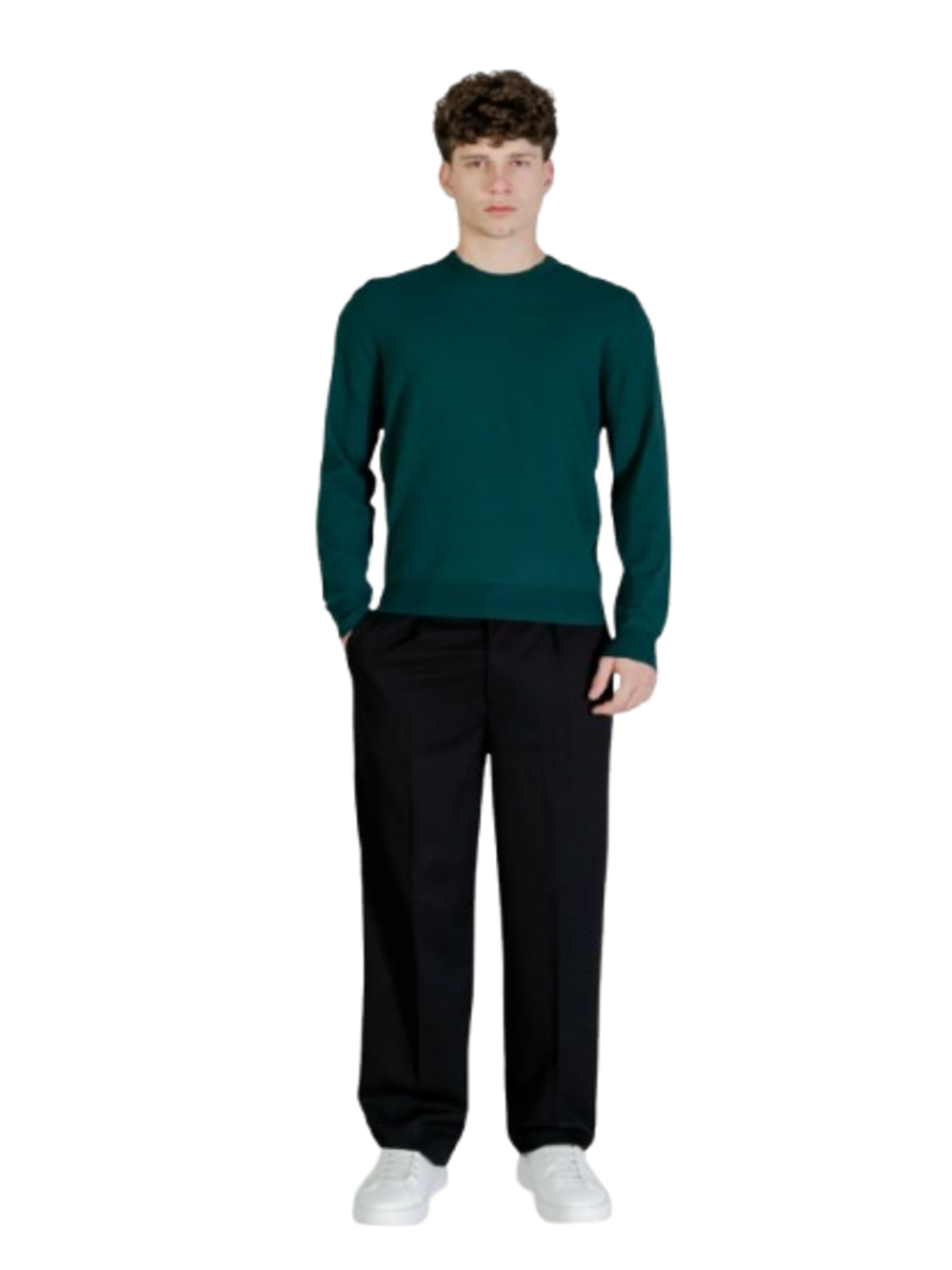 Guess Maglione Girocollo Uomo Mod. M6RR16 Z4442 G8J3 Verde