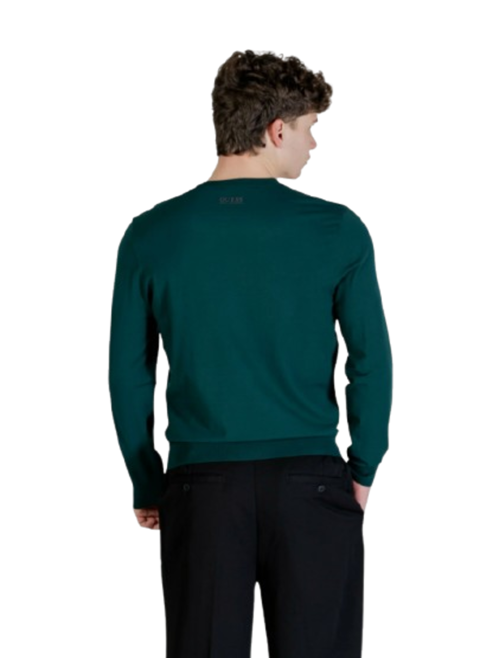 Guess Maglione Girocollo Uomo Mod. M6RR16 Z4442 G8J3 Verde