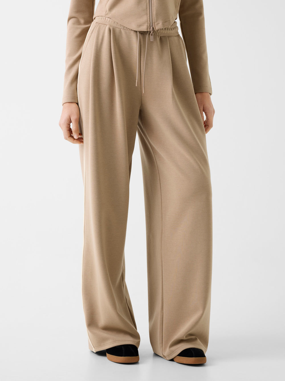 Pantalone Tuta Guess Jasmine da Donna - Beige