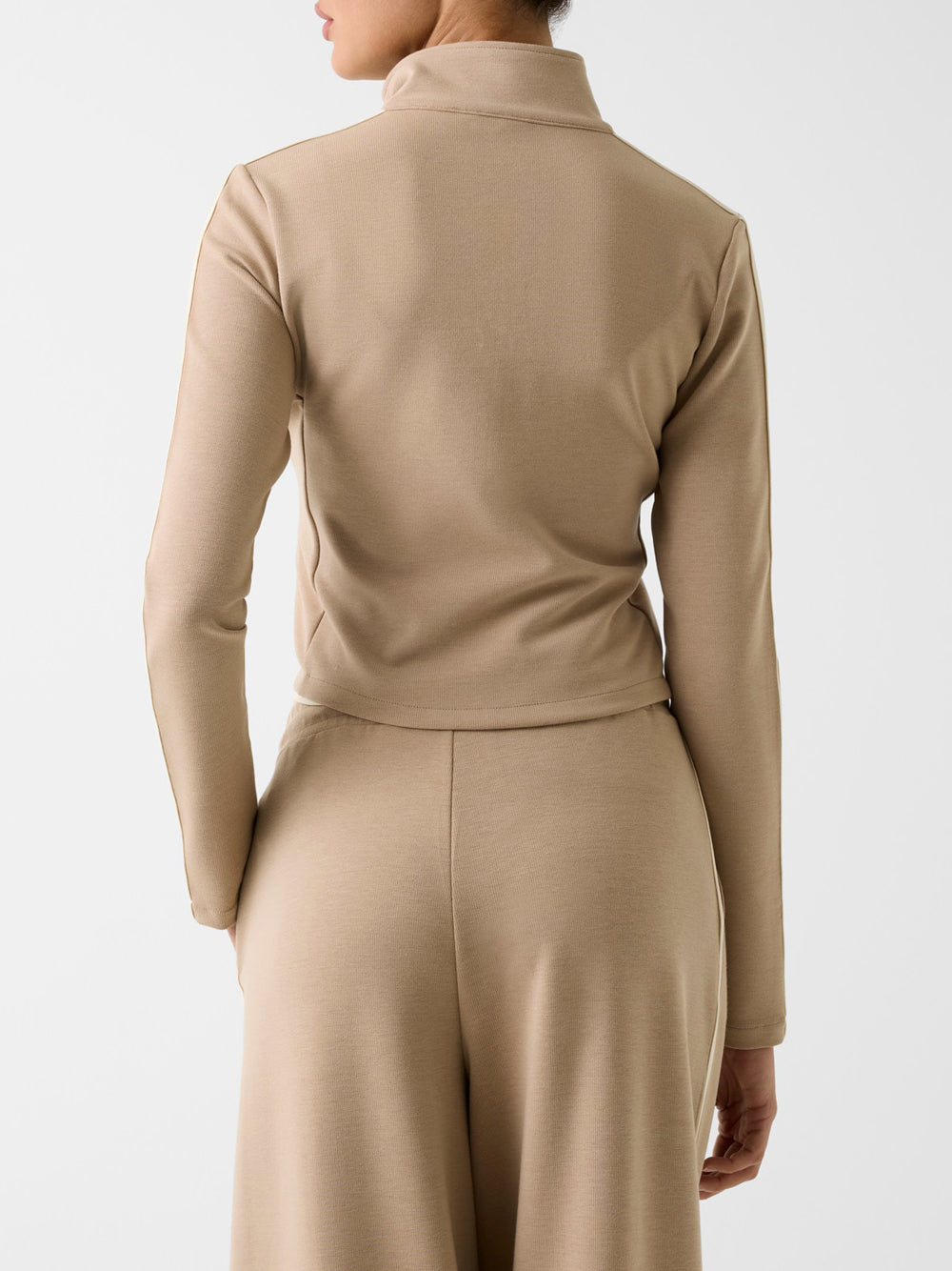 Felpa Zip Guess da Donna - Beige