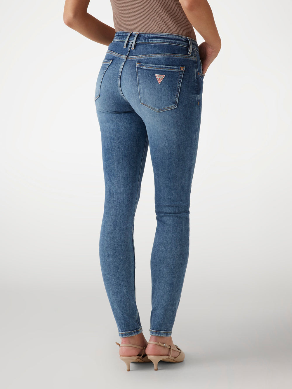 Jeans Skinny Annette Guess da Donna - Denim