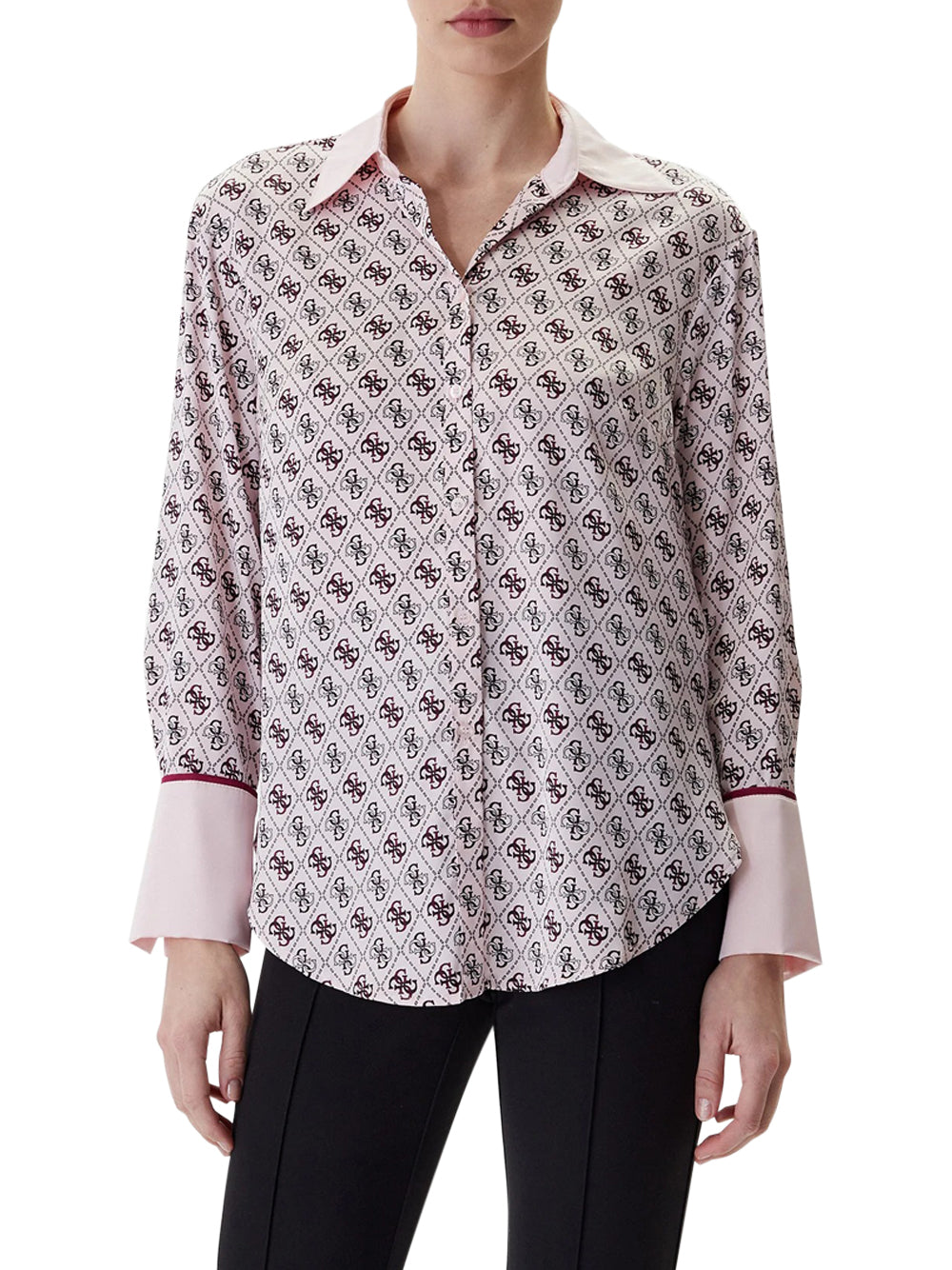 Camicia Casual Alexandra Guess da Donna - Rosa