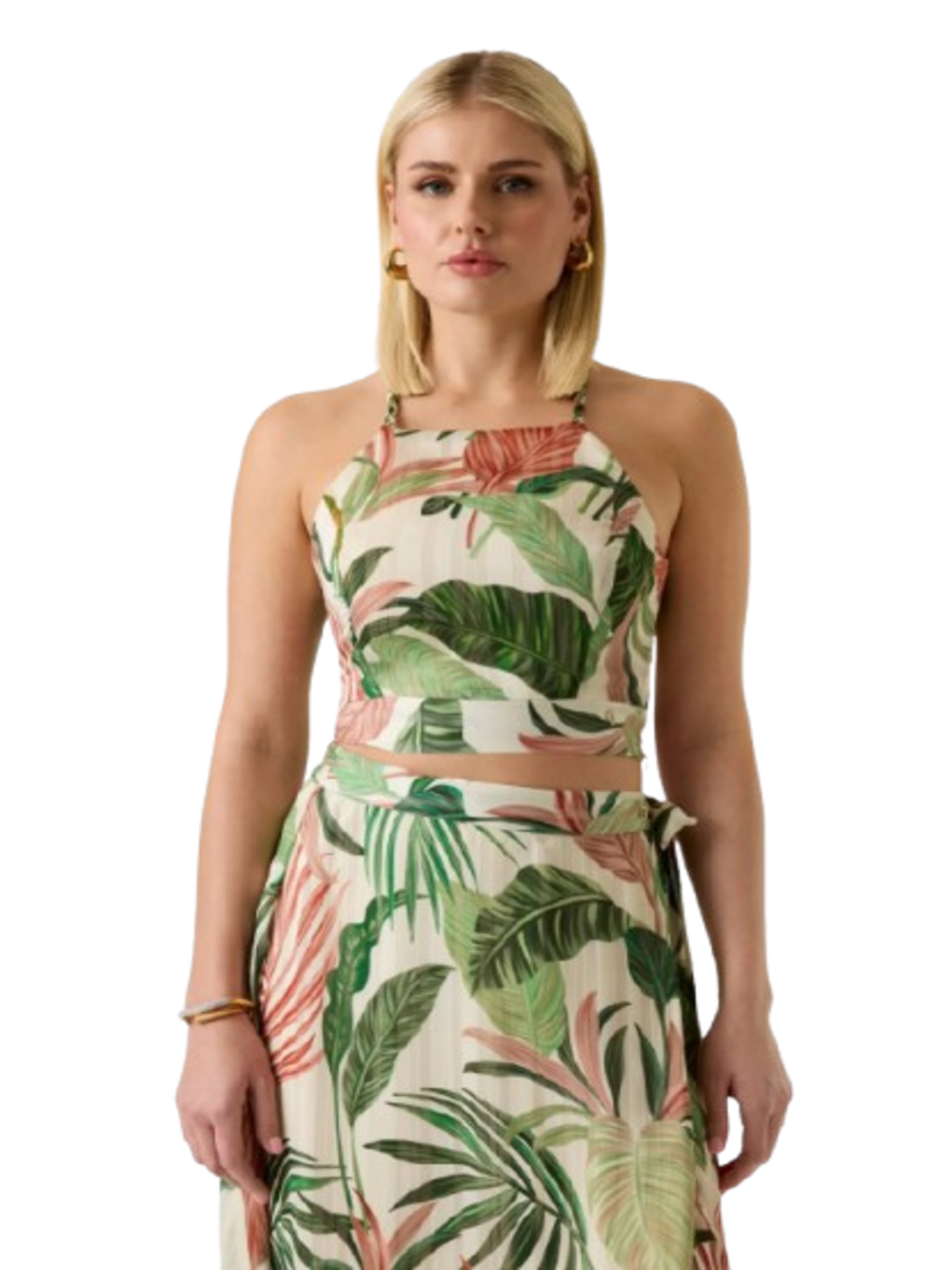 Guess Top Donna Mod. W5GH74 WH9Z2 PMIE Fantasia Multicolore