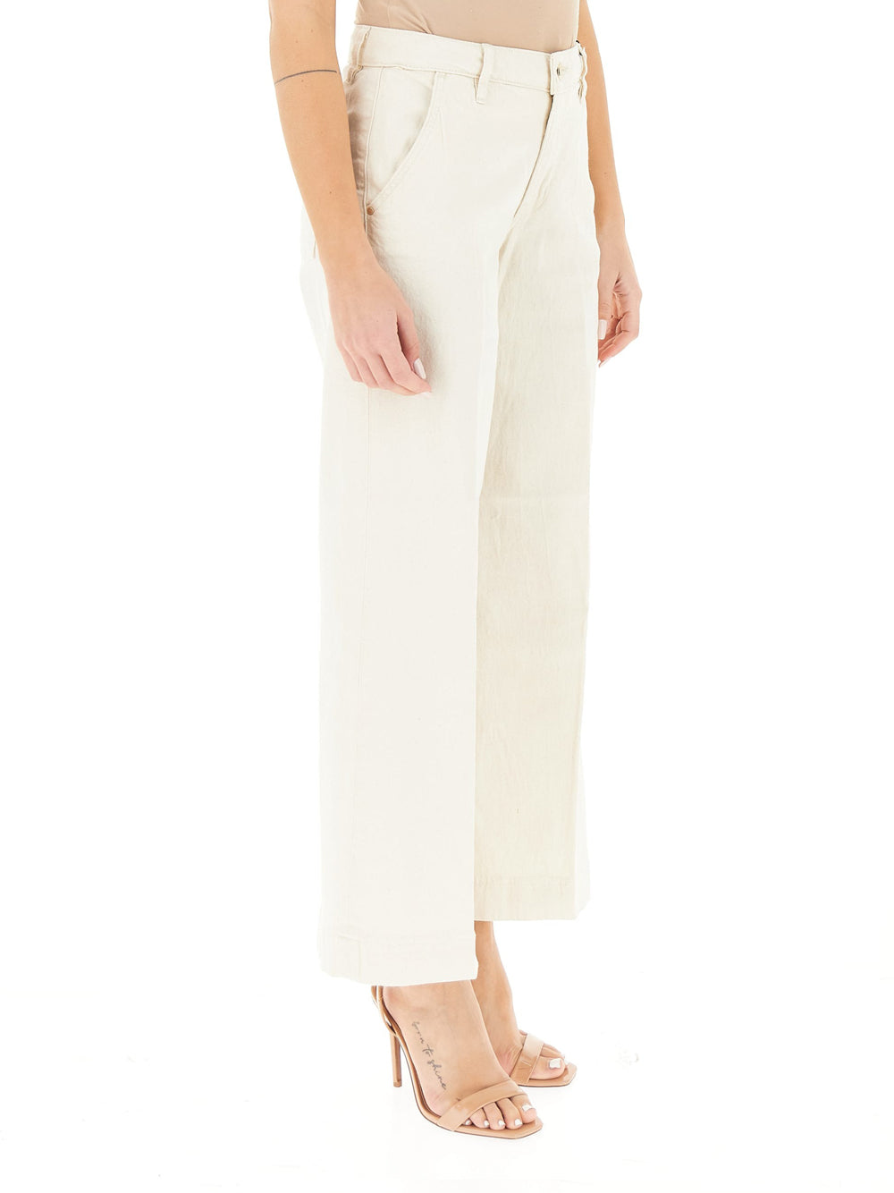 Jeans Wide Guess Zoya da Donna - Bianco
