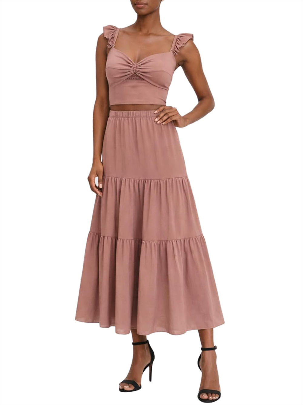 Guess Top Donna Mod. W6GH92 W2383 A12O Cacao Marrone