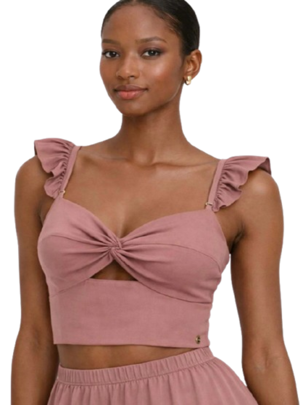 Guess Top Donna Mod. W6GH92 W2383 A12O Cacao Marrone