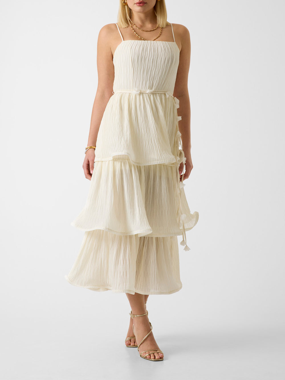 Vestito Longuette Guess da Donna - Bianco